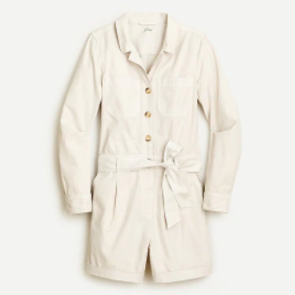 J. Crew Foundry chino short coveralls